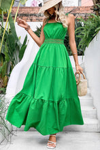 Load image into Gallery viewer, Kelly Green Tiered Cami Dress