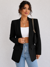 Load image into Gallery viewer, Khlie Shawl Collar Long Sleeve Blazer