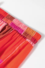 Load image into Gallery viewer, Color Block Elastic Waist Maxi Skirt