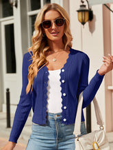 Load image into Gallery viewer, Button Up Long Sleeve Cardigan