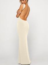 Load image into Gallery viewer, Kylie Backless Wide Strap Maxi Dress
