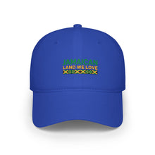 Load image into Gallery viewer, Baseball Cap - "Jamaican Land We Love" Embroidered Red Hat (Reggae Pride)
