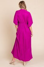 Load image into Gallery viewer, Best Wishes Surplice Maxi Dress with Pockets
