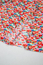 Load image into Gallery viewer, Slit Floral Midi Skirt