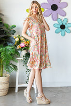 Load image into Gallery viewer, Heimish Floral Ruffled V-Neck Dress