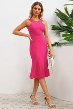 Load image into Gallery viewer, Wide Strap Wrap Fishtail Dress