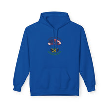 Load image into Gallery viewer, American Born Jamaican Roots Hoodie — USA & Jamaican Flag Heritage Pullover