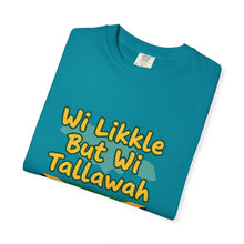 Load image into Gallery viewer, Jamaican Pride T-Shirt – "Wi Likkle But Wi Tallawah" Graphic Tee