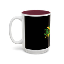 Load image into Gallery viewer, Jamaica Flag Two-Tone Accent Mug — 11oz/15oz