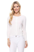 Load image into Gallery viewer, Crew neck Cardigan Sweater