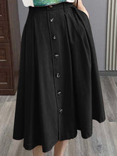 Load image into Gallery viewer, High Waist Midi Skirt