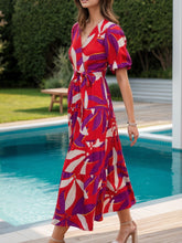 Load image into Gallery viewer, Tyra Half Sleeve Midi Dress