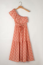 Load image into Gallery viewer, Resa Single Shoulder Tie Waist Dress