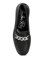 Load image into Gallery viewer, Ashby Faux Leather Chunky Block Heel Loafers