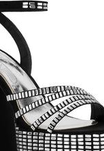 Load image into Gallery viewer, Lustrous Flare Heel Sandals