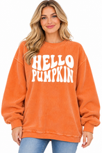 Load image into Gallery viewer, HELLO PUMPKIN Graphic Sweatshirt