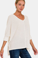 Load image into Gallery viewer, High-Low Slit Knit Top