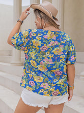 Load image into Gallery viewer, McKenzie Notched Short Sleeve Blouse