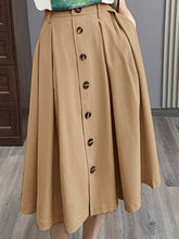 Load image into Gallery viewer, High Waist Midi Skirt