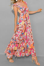 Load image into Gallery viewer, Tyra Ruffled Printed Sleeveless Dress