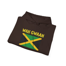 Load image into Gallery viewer, Wah Gwaan Jamaica Flag Hoodie – Caribbean Pride Pullover