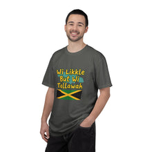 Load image into Gallery viewer, Jamaican Pride T-Shirt – "Wi Likkle But Wi Tallawah" Graphic Tee