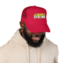 Load image into Gallery viewer, Jamaica Stronger Embroidered Trucker Hat 2