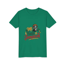 Load image into Gallery viewer, Youth Tee - "Mi Mada a Jamaican" Kids T‑Shirt