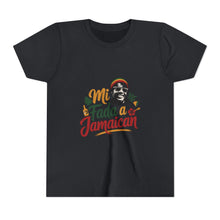 Load image into Gallery viewer, Youth Tee - "Mi Mada a Jamaican" Kids T‑Shirt