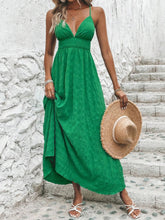 Load image into Gallery viewer, Crisscross V-Neck Maxi Cami Dress