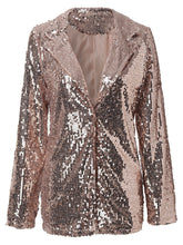 Load image into Gallery viewer, Festive Season Sequin Blazer