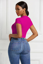 Load image into Gallery viewer, Round Neck Short Sleeve Bodysuit