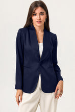 Load image into Gallery viewer, Long Sleeve Shawl Collar Blazer