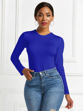 Load image into Gallery viewer, Round Neck Long Sleeve Bodysuit