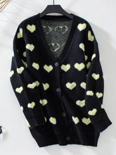 Load image into Gallery viewer, Heart V-Neck lCardigan