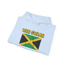 Load image into Gallery viewer, Wah Gwaan Jamaica Flag Hoodie – Caribbean Pride Pullover
