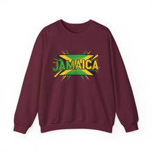 Load image into Gallery viewer, Jamaica Flag Graphic Sweatshirt — Retro Reggae Island Pride Crewneck