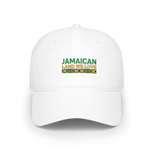 Load image into Gallery viewer, Baseball Cap - "Jamaican Land We Love" Embroidered Red Hat (Reggae Pride)