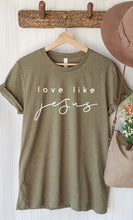 Load image into Gallery viewer, Love Like Jesus Graphic Tee PLUS