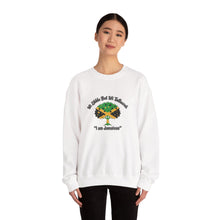 Load image into Gallery viewer, Jamaican Pride Crewneck Sweatshirt — "I am Jamaican" Tree Graphic