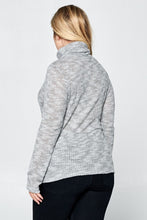 Load image into Gallery viewer, LONG SLEEVE KNIT TURTLENECK TOP