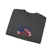 Load image into Gallery viewer, Crewneck Sweatshirt - "American Born Jamaican Roots" Flag Tree Design