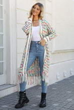 Load image into Gallery viewer, Glow With Me Fringe Hem Cardigan