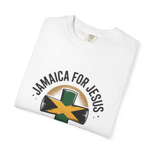 Load image into Gallery viewer, Jamaica For Jesus-Unisex Garment-Dyed T-shirt