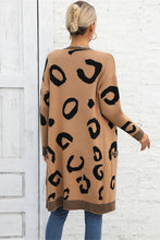 Load image into Gallery viewer, Printed Long Sleeve Cardigan with Pockets