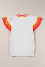Load image into Gallery viewer, Color Block Round Neck Knit Top