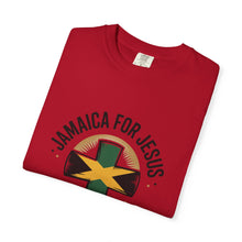 Load image into Gallery viewer, Jamaica For Jesus-Unisex Garment-Dyed T-shirt
