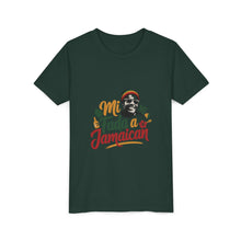 Load image into Gallery viewer, Youth Tee - "Mi Mada a Jamaican" Kids T‑Shirt