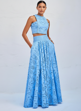 Load image into Gallery viewer, Lacey Eyelet Maxi Skirt Set