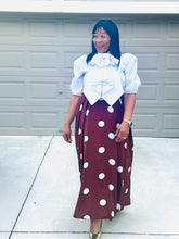 Load image into Gallery viewer, Polka Dot Spaghetti Strap Maxi Dress